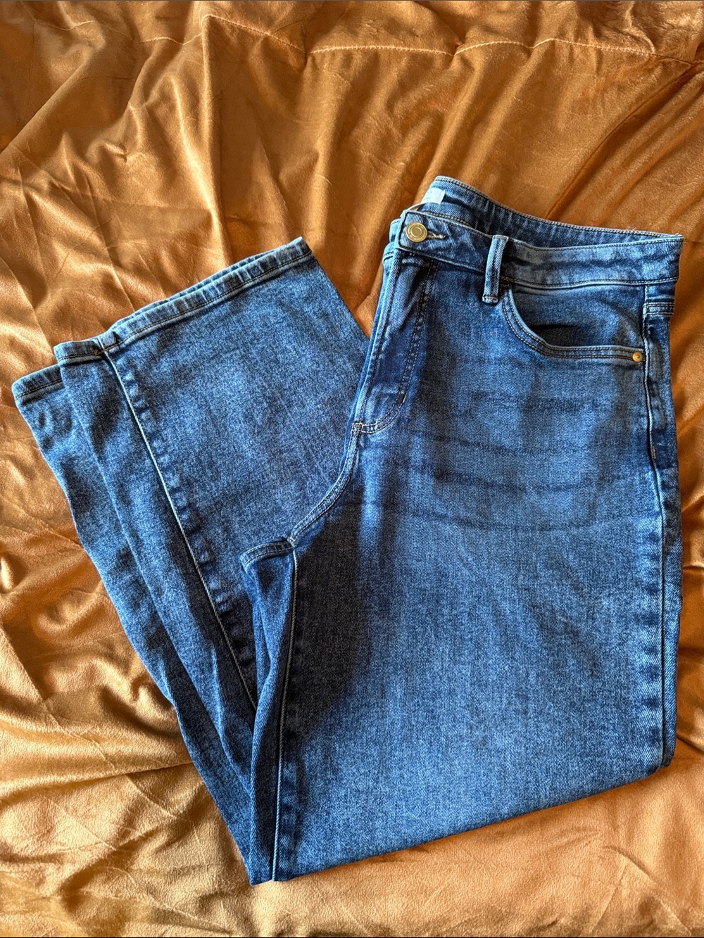 LC Lauren Conrad Women’s Slim Straight Blue Denim Jeans